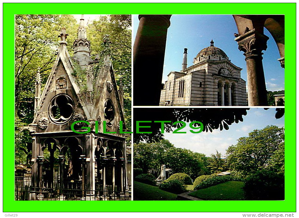 PARIS (75) - CIMETIÈRE DU PÈRE LACHAISE - 3 MULTIVUES - HÉLOISE &amp; ABÉLARD, COLUMBARIUM, JARDIN - ÉDITIONS VERMET - - Distrito: 20