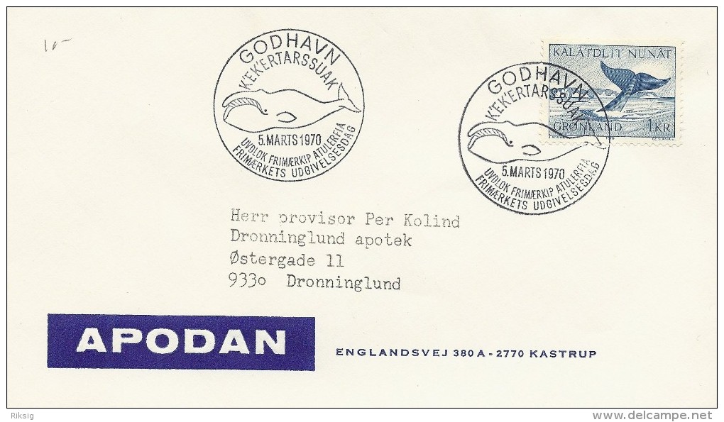 Whale - Greenland   Fdc.    # 260 # - Whales