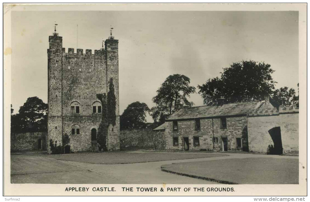 CUMBRIA - APPLEBY CASTLE - THE TOWER & PART OF THE GROUNDS RP Cu844 - Appleby-in-Westmorland