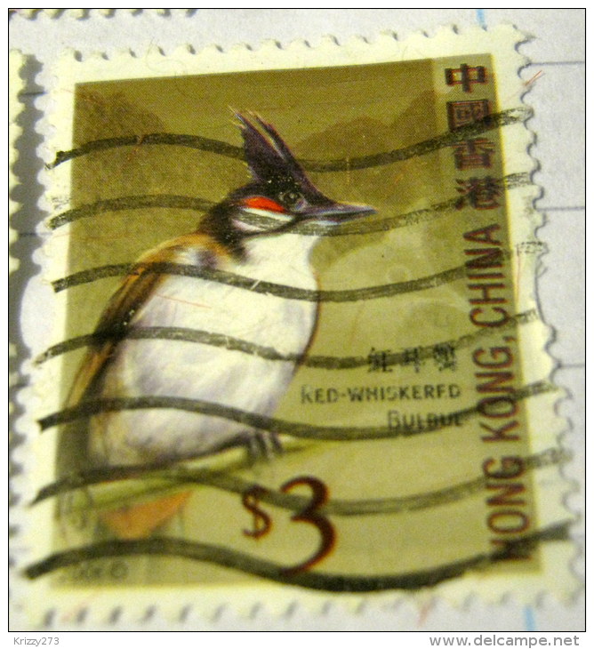 Hong Kong 2006 Bird Red Whiskered Bulbul $3 - Used - Gebraucht