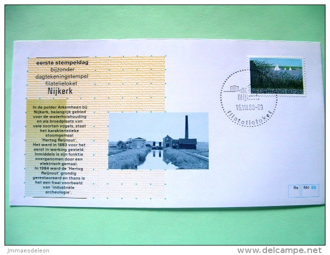 Netherlands 1988 Special First Day Cover Of Nijkerk Cancel - Sailing Boats - Canal Channel Sluis Lock - Brieven En Documenten