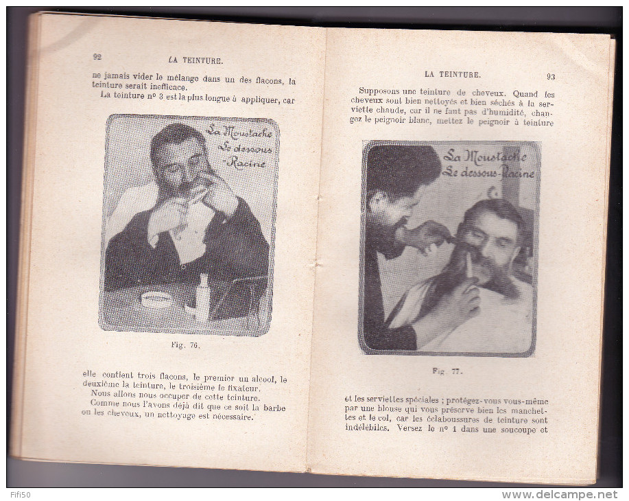 Rare Manuel Du Coiffeur Spale 1933  Techniques De Coupe  Mise En Forme Styles Postiche Tresse Perruque Manucure Massages - Moda