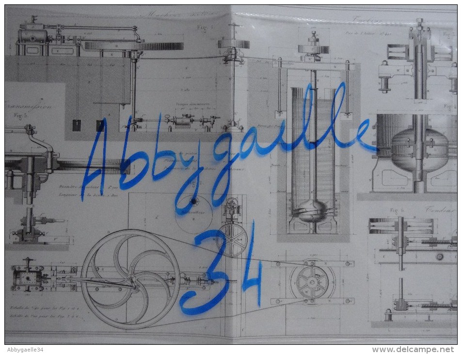 TURBINE HELICOIDALE A ELEVER L'EAU, SYSTEME DE M. CORDIER, CONSTRUITE PAR MM. LE BRUN ET LEVEQUE Publication Industriell - Machines