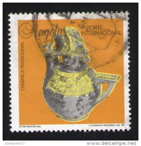 Angola 1994 Oblitération Ronde Used Stamp Cerâmica Tradicional Céramique Traditionnelle Vase - Angola