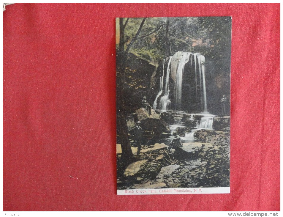 NY - New York > Catskills Mountains  Black Crook Falls 1907 Cancel  Ref 1252 - Catskills