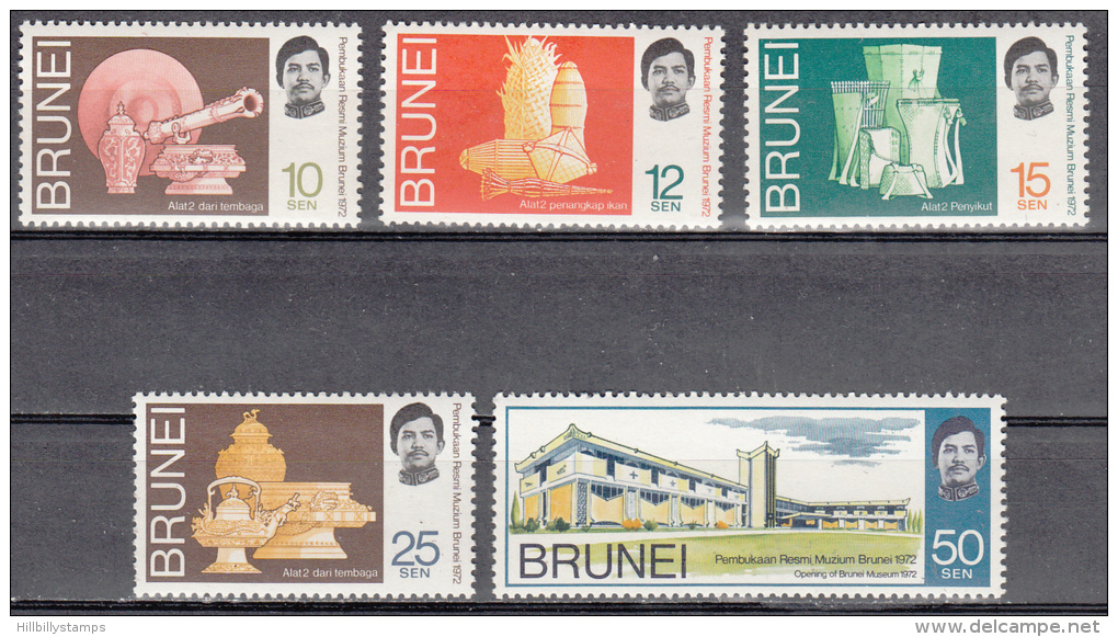 Brunei.   Scott No. 171-75    Mnh     Year  1972 - Brunei (1984-...)