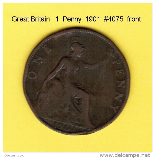 GREAT BRITAIN    1  PENNY  1901  (KM # 790) - D. 1 Penny