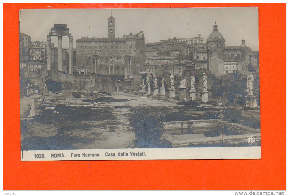 ITALIE - ROMA - Foro Romano - Casa Delle Vestall. - Fiume Tevere