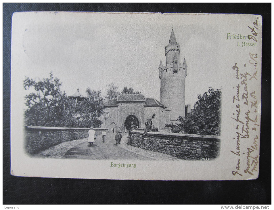 AK FRIEDBERG Hessen 1904  ////  D*11529 - Friedberg