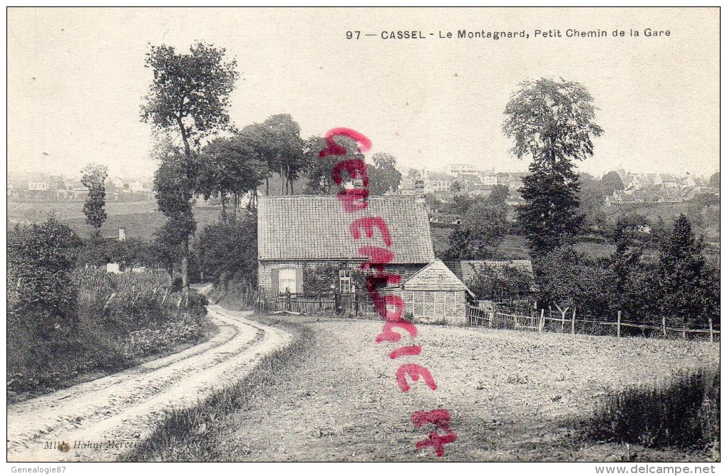 59 -  CASSEL - LE MONTAGNARD PETIT CHEMIN DE LA GARE - Cassel