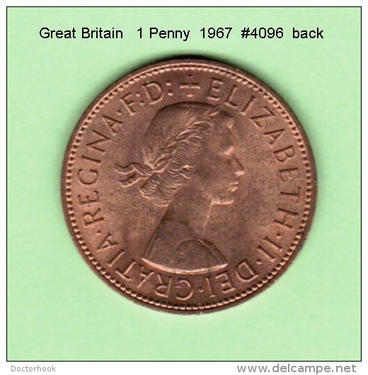 GREAT BRITAIN    1  PENNY  1967  (KM # 897) - D. 1 Penny