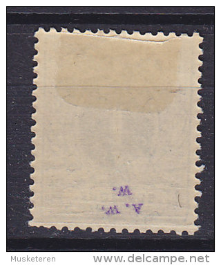 Belgium 1880 Mi. 23 C   1 C Ziffer Und Liegender Löwe Lion Perf. 14, Ownermark, MH* (2 Scans) - 1869-1888 Leone Coricato