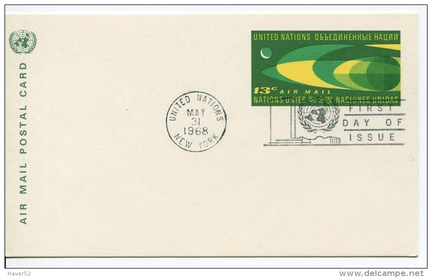 1968  FDC  Card See Scan - Airmail