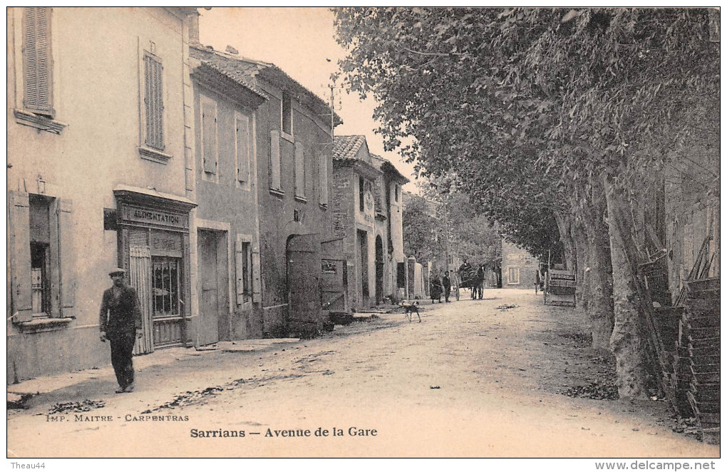 ¤¤  -  SARRIANS   -  Avenue De La Gare  -  Alimentation , Epicerie   -  ¤¤ - Sarrians