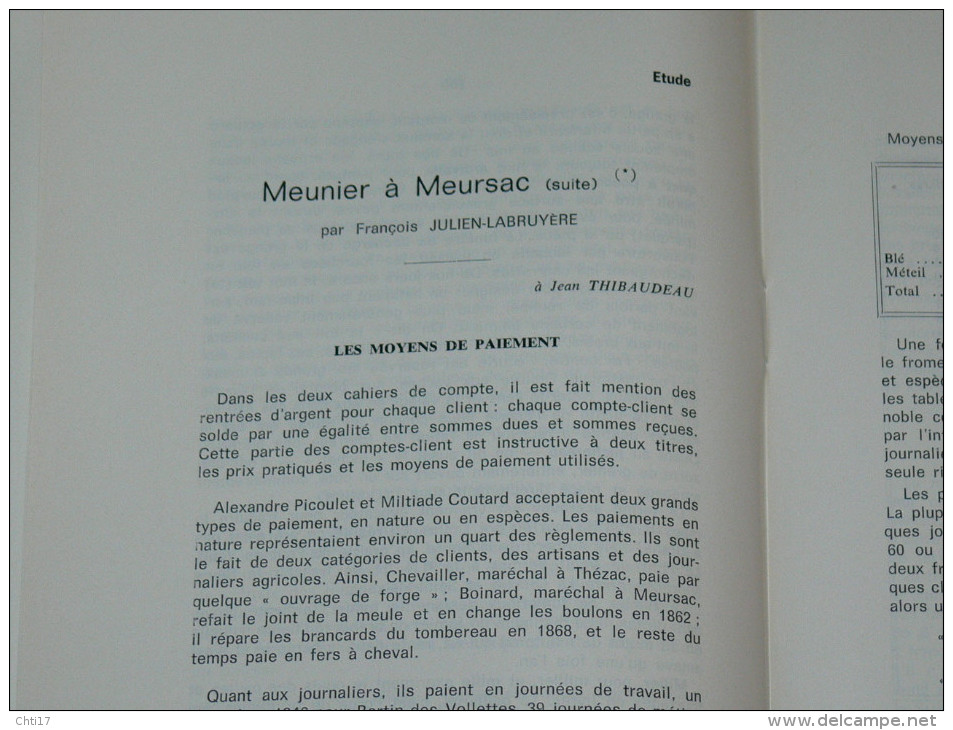 AGUIAINE  ET SUBIOCHON TOME XIIII  6 N°  ANNEE COMPLETE 1980 / MOULIN MEURSAC /  LOULAY / ILE OLERON / KER ILE D YEU /