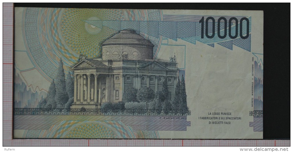 ITALY  10000  LIRE  1984     -    (Nº05999) - 10000 Lire