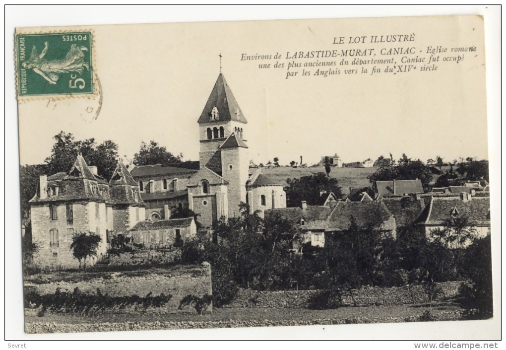 CANIAC  - Environs De LABASTIDE-MURAT - Eglise Romane. - Other & Unclassified