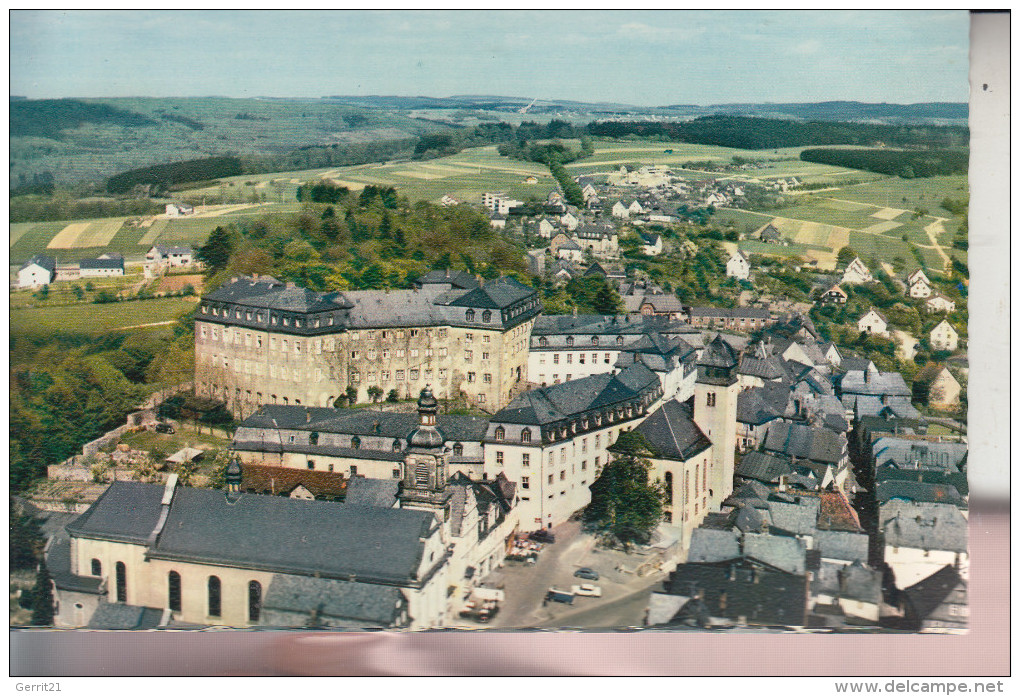 5238 HACHENBURG, Luftaufnahme 1965 - Hachenburg