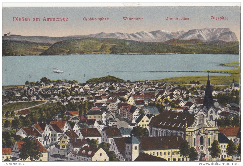 B79396 Diessen Am Ammersee Germany  Front/back Image - Diessen