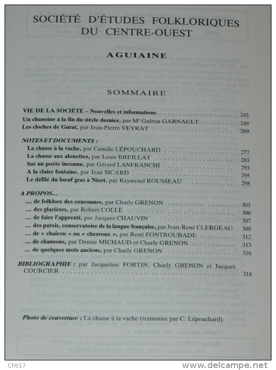 AGUIAINE ET SUBIET TOME 23  / ANNEE COMPLETE 1991 / CHERVES DE COGNAC / ROCHEFORT / COGNAC /  DROUX / CHASSEUR ETC - Poitou-Charentes