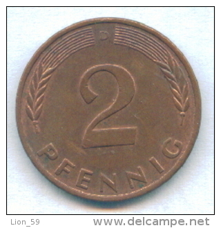 F2507 / - 2 Pfening 1981 ( D ) - FRG , Germany Deutschland Allemagne Germania - Coins Munzen Monnaies Monete - 2 Pfennig