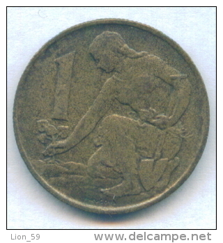 F2591 / - 1 Korun - 1989 - Czechoslovakia Tchécoslovaquie Tschechoslowakei - Coins Munzen Monnaies Monete - Tchécoslovaquie