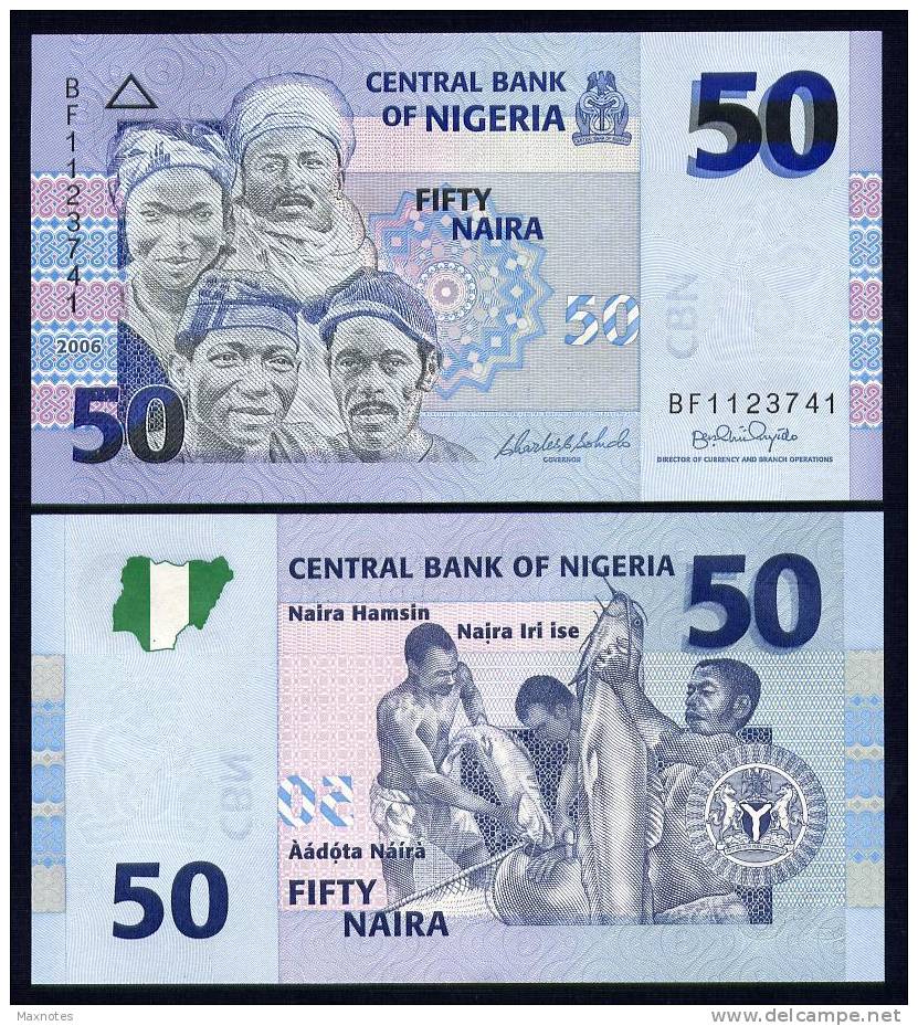 NIGERIA  : Banconota 50 Naira 2006 - FDS - Nigeria