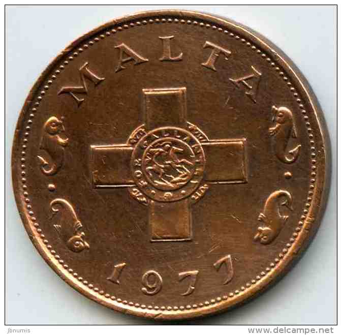 Malte Malta 1 Cent 1977 KM 8 - Malta