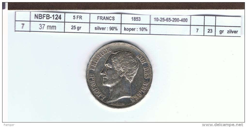 NBFB-124    -  1853 - 5 Francs