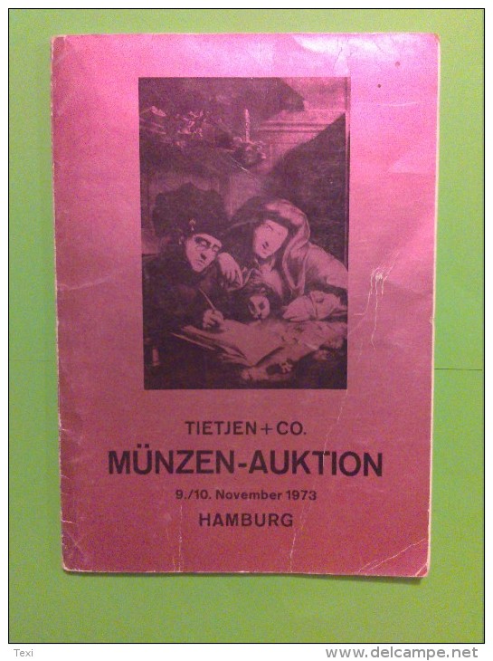 MUNZEN-AUKTION 9.,10 November 1973 , Hamburg - Catalogi