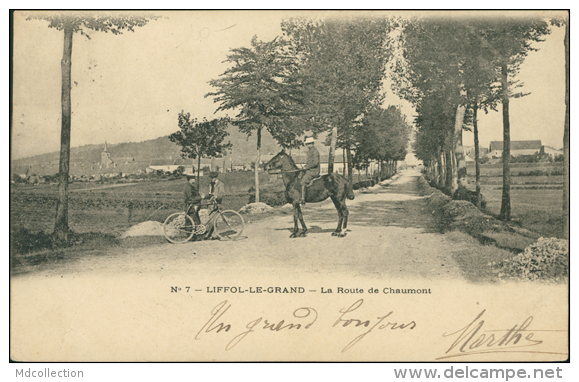 88 LIFFOL LE GRAND / La Route De Chaumont / - Liffol Le Grand