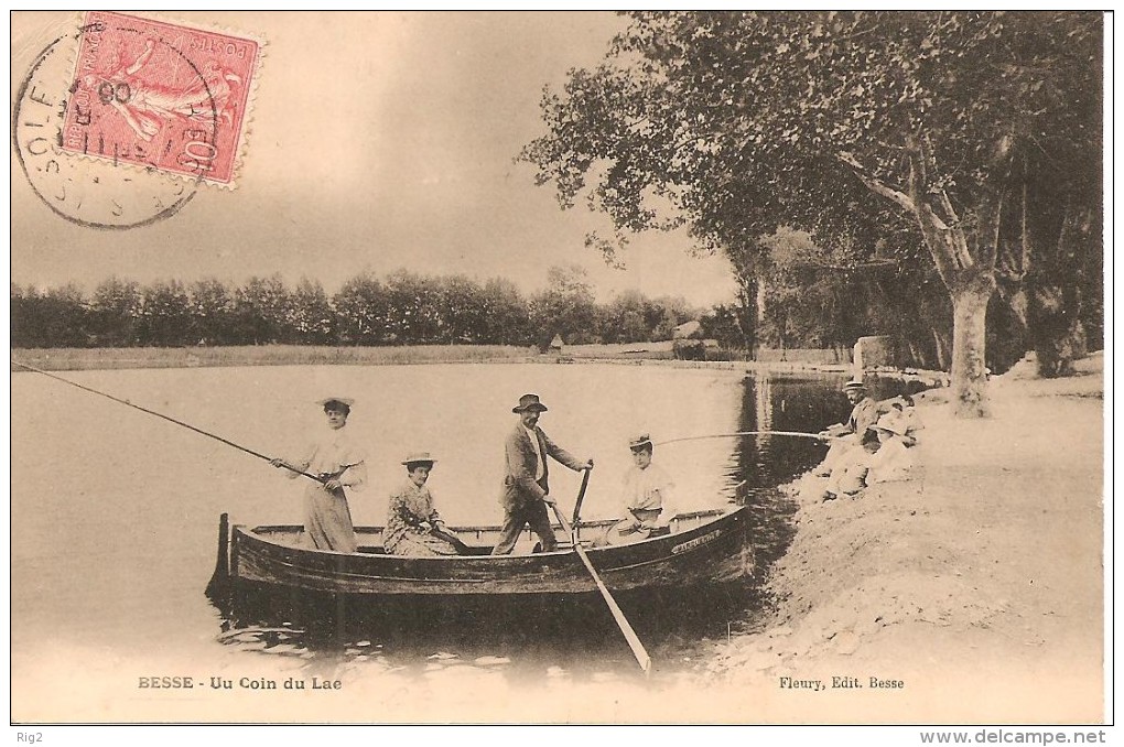 83 - BESSE,  UN COIN DU LAC (ANNEE 1906) - Besse-sur-Issole