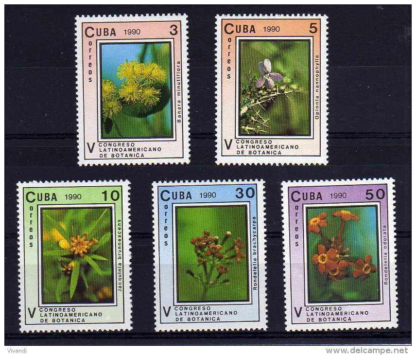 Cuba - 1990 - 5th Latin American Botanical Congress - MNH - Ungebraucht