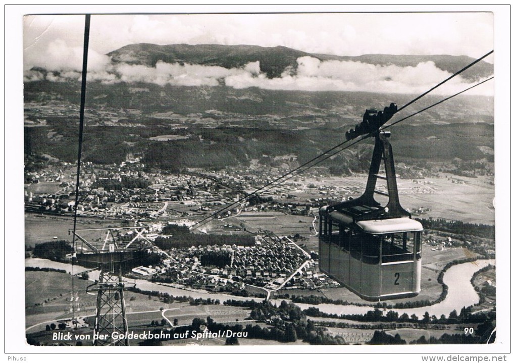 Ö-1903    SPITTAL / DRAU : Blick Von Der Goldeckbahn - Spittal An Der Drau