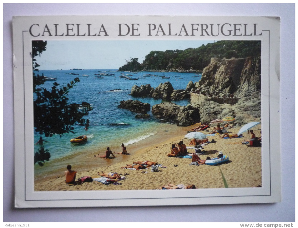 Espagne-callela De Palafrugell-costa Brava(els Canyers O Platja De Sant Roc(timbre-philatelie  ( 2 Scann ) - Perejil