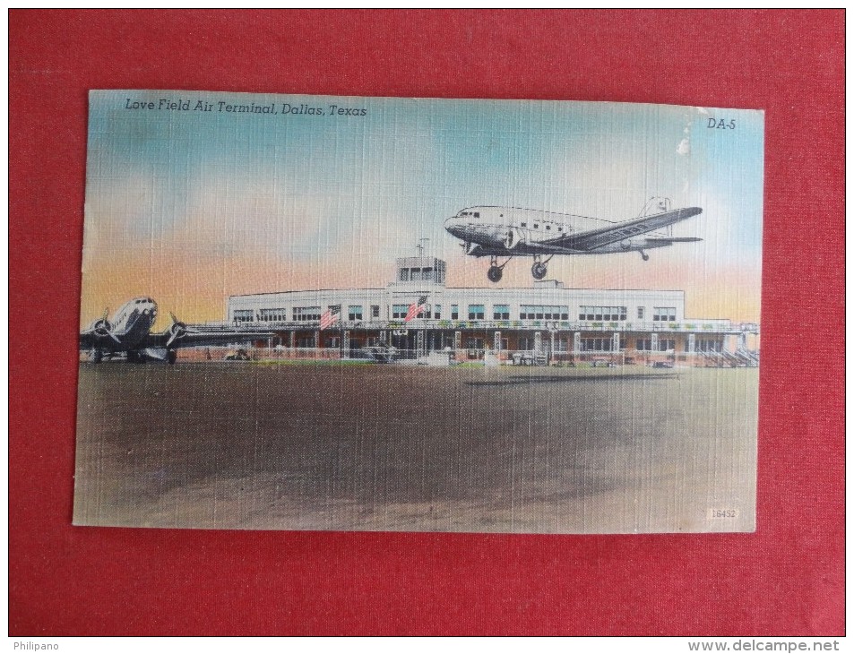 - Texas > Dallas  Airport  1944 Cancel  Age Discloration Ref 1278 - Dallas