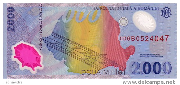 ROUMANIE  2 000 Lei  Daté Du 11-08-1999   Pick 111 A        ***** BILLET  NEUF ***** - Romania