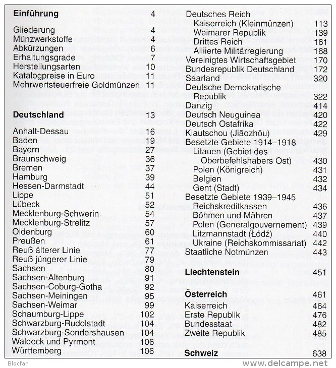 Schön Kleiner Münz Katalog Deutschland 2014 Neu 15€ Numisblatt+Briefe Catalog Of Austria Helvetia Liechtenstein Germany - Tematica