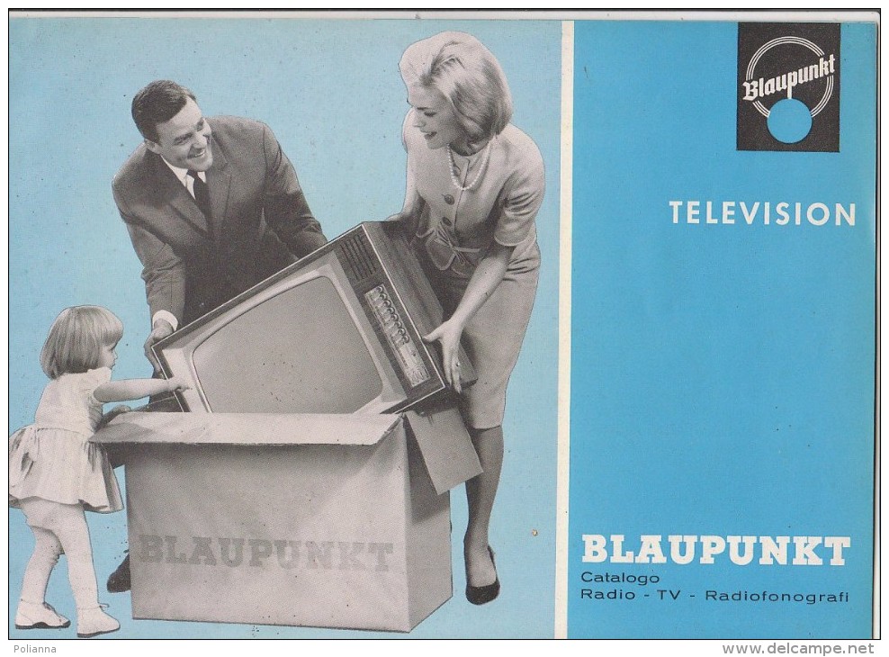 PFU/39 CATALOGO RADIO TV RADIOFONOGRAFI BLAUPUNKT Anni '60/CORTINA/ARKONA/OSLO/SULTAN - Television