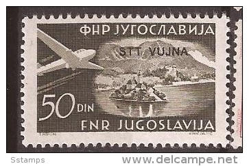 1954  113-22  TRIESTE ZONA B  JUGOSLAVIJA SLOVENIJA BLED  MNH - Mint/hinged