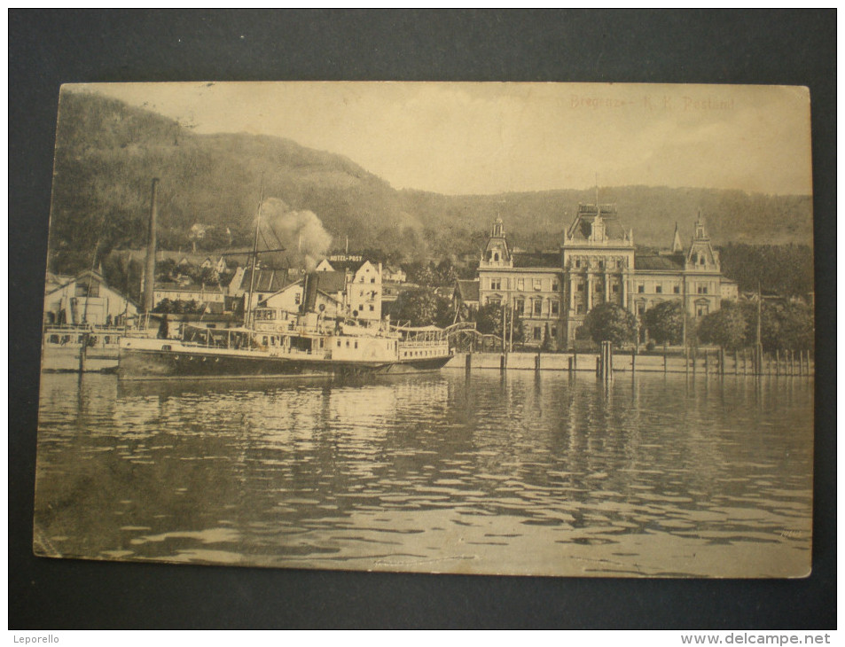 AK BREGENZ 1910 Schiff ///  D*11956 - Bregenz