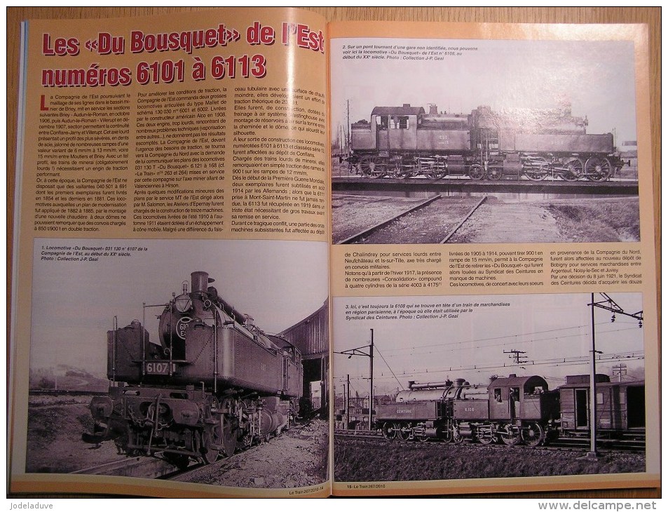 LE TRAIN N° 267 Revue Voitures Métalliques Du Nord (2) Du Bousquet De L´ Est Autorail Chemins De Fer Modélisme SNCF - Railway & Tramway