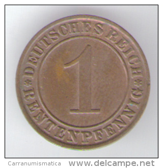 GERMANIA 1 RENTENPFENNIG 1923 - 1 Rentenpfennig & 1 Reichspfennig