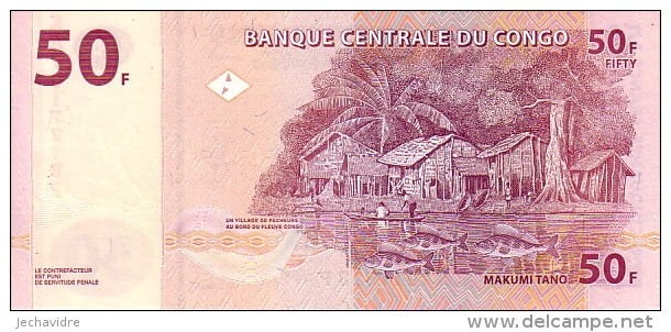 CONGO  50 Francs  Daté Du 31-07-2007        ***** BILLET  NEUF ***** - Democratische Republiek Congo & Zaire