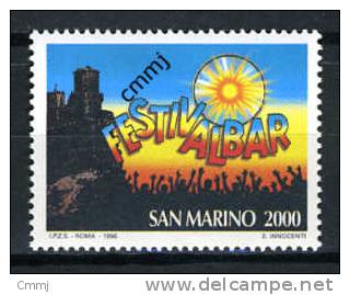 1996 - SAINT-MARIN - SAN MARINO - Sass. 1517 - Festivalbar - MNH - New Mint - - Unused Stamps