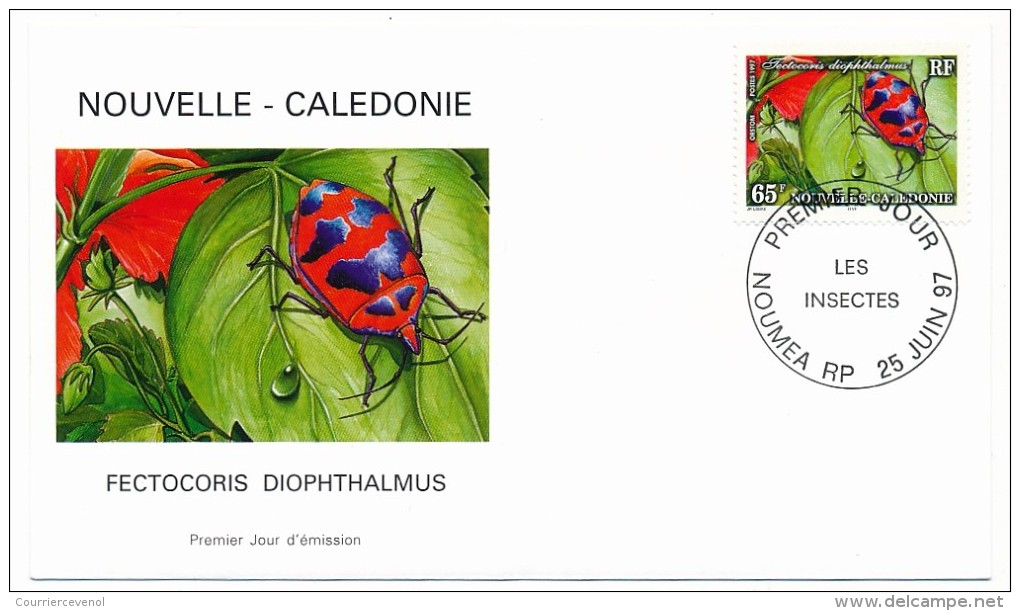 NOUVELLE CALEDONIE - Lot 20 FDC diverses année 1997