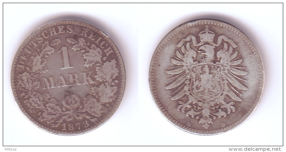 Germany 1 Mark 1873 D - 1 Mark