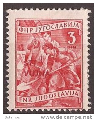 1954  87-94  TRIESTE ZONA B  JUGOSLAVIJA SLOVENIJA  CONSTRUCTION  MNH - Mint/hinged