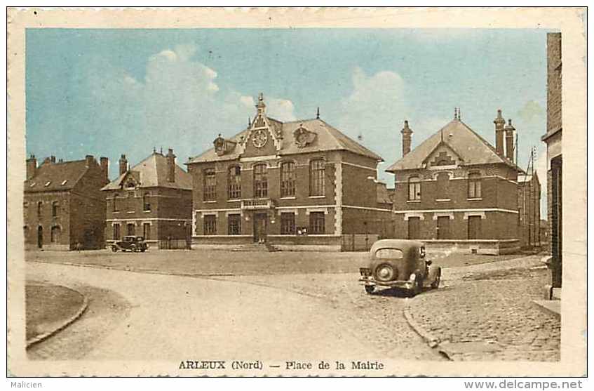 Nord - A354  - Arleux - Place De La Mairie - Carte Bon état - - Arleux