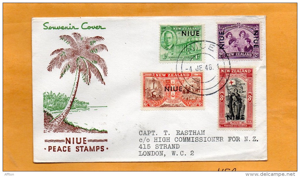 Niue 1946 FDC - Niue